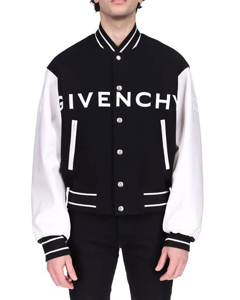 givenchy varsity jacket mens|givenchy varsity jackets.